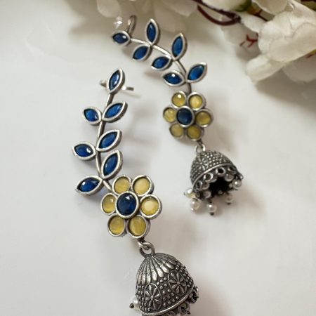 Stone Flower Earcuff