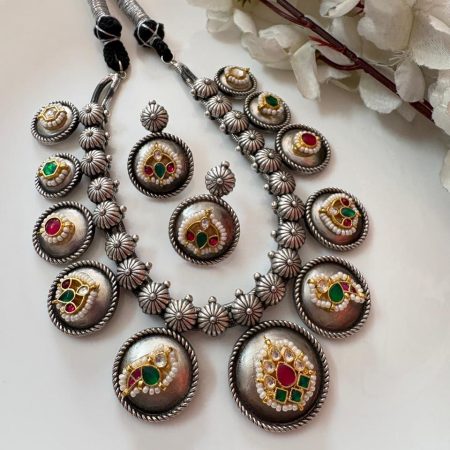 Kundan Fusion Necklace Set