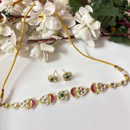 Kundan Fusion Choker Set
