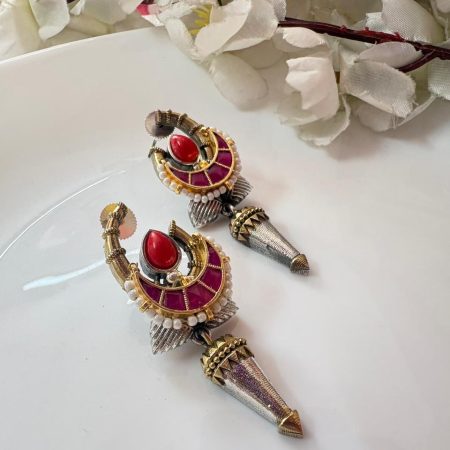 kundan Fusion Earring
