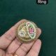 Gold Matt Kundan Ring