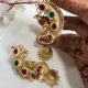 Golden Polish Kundan Earcuff
