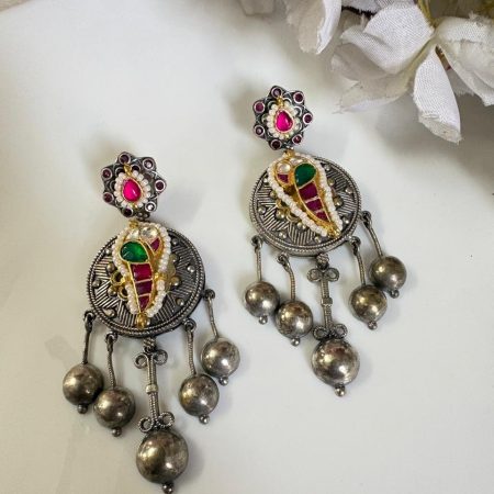Kundan Fusion Earring