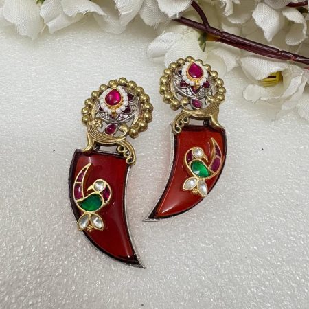 Kundan Antique Earring