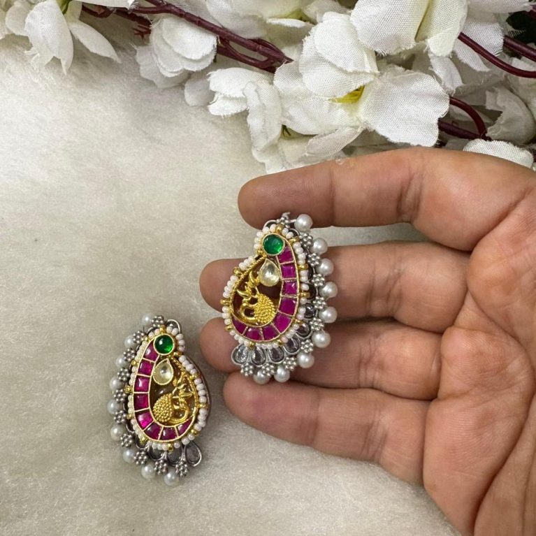 Kundan Small Stone Earring