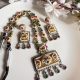 Kundan Fusion Dual-Tone Long Necklace Set