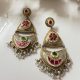 Dual-Tone Kundan Earring