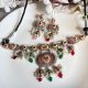 Dual-Tone Kundan Choker Set