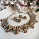 Dual-Tone Kundan Choker Set